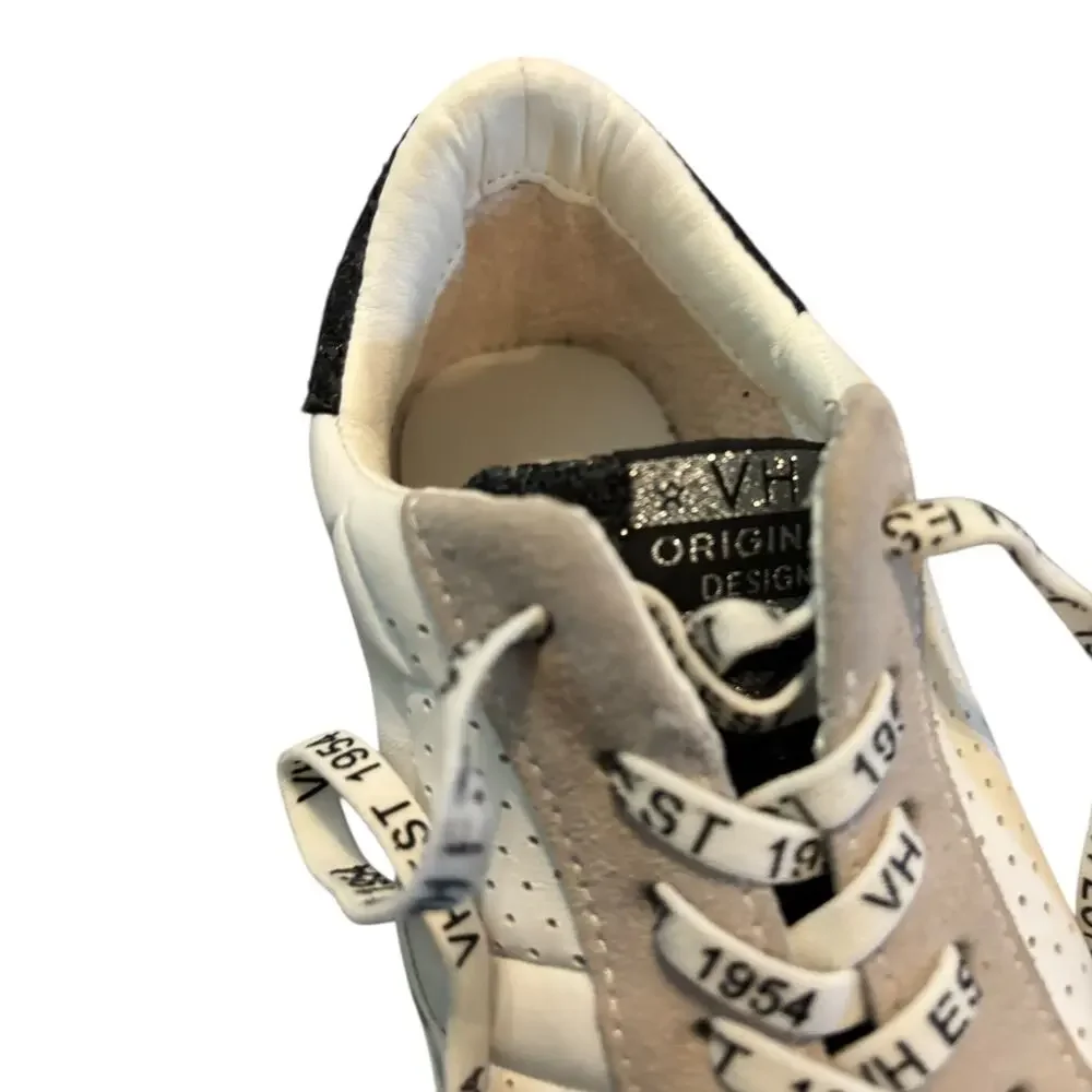 Vintage Havana Gadol Sneakers White/Black Glitter Approx Size 7